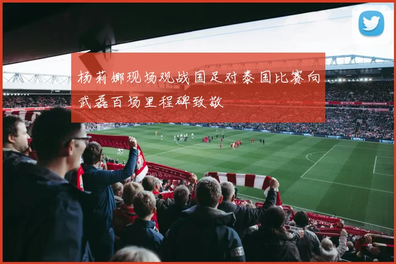 杨莉娜现场观战国足对泰国比赛向武磊百场里程碑致敬